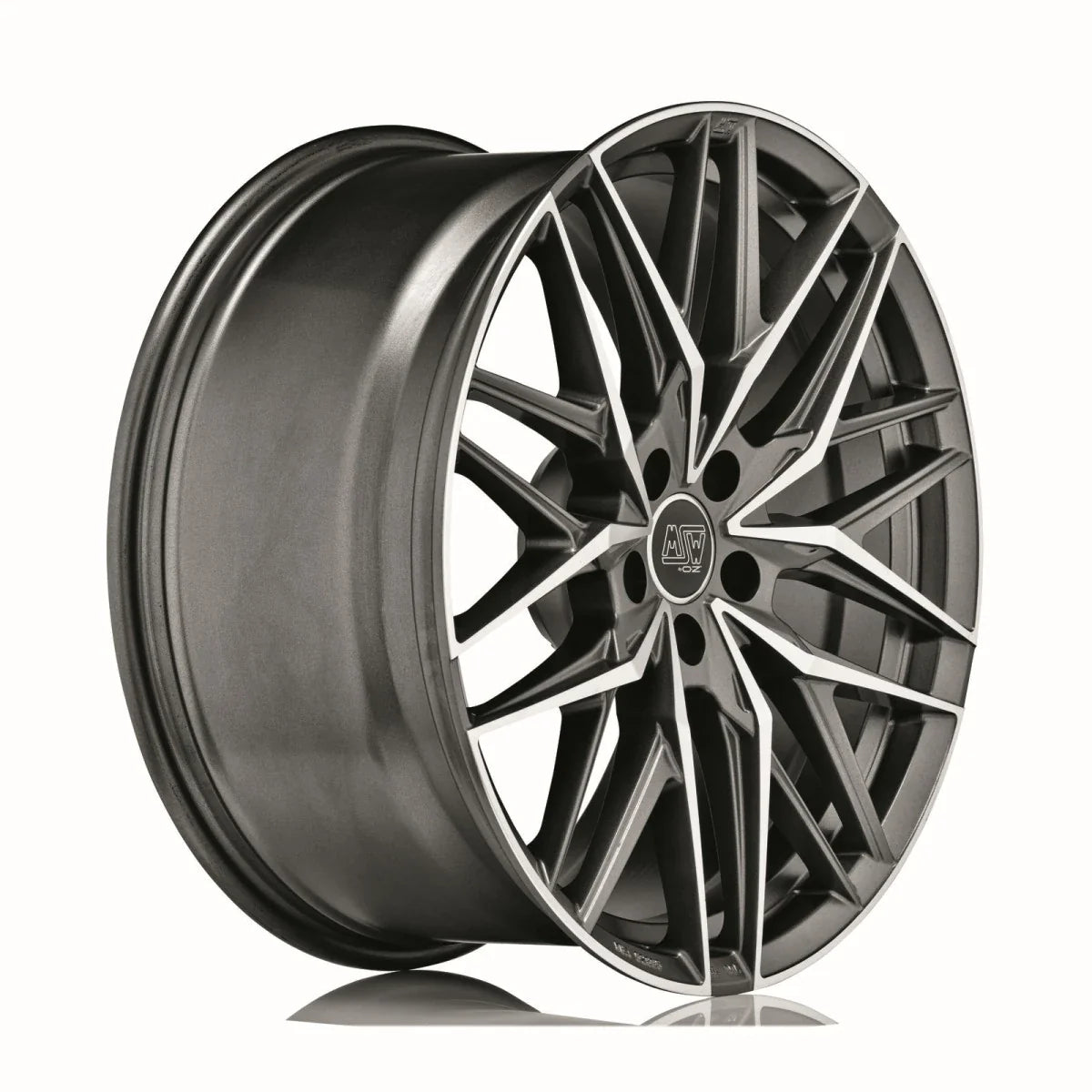 Alu kola MSW 50 9.5x21 5x112 ET22 Matt Gun Metal Full Polished (Mgmfp) | Wheelsup.cz