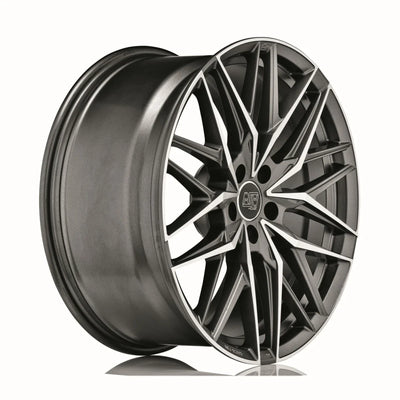 Alu kola MSW 50 11x21 5x112 ET49 Matt Gun Metal Full Polished (Mgmfp) | Wheelsup.cz