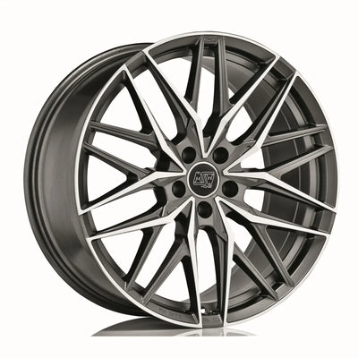 Alu kola MSW 50 11.5x22 5x112 ET42 Matt Gun Metal Full Polished (Mgmfp) | Wheelsup.cz