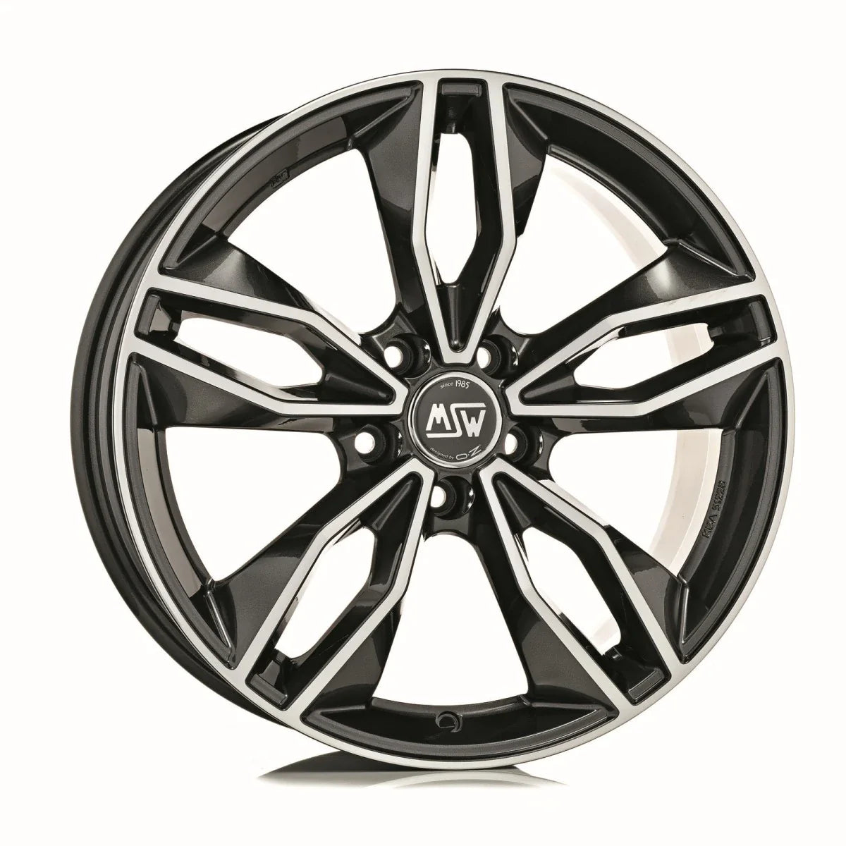Alu kola MSW 71 8.5x19 5x112 ET30 Gloss Dark Grey Full Polished | Wheelsup.cz