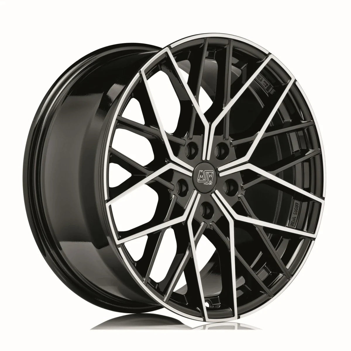 Alu kola MSW 74 8.5x20 5x120 ET45 Gloss Black Full Polished | Wheelsup.cz
