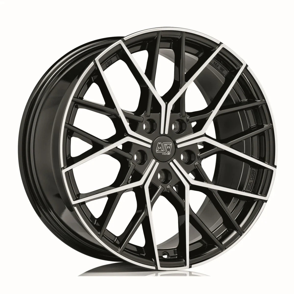 Alu kola MSW 74 8.5x19 5x120 ET35 Gloss Black Full Polished | Wheelsup.cz