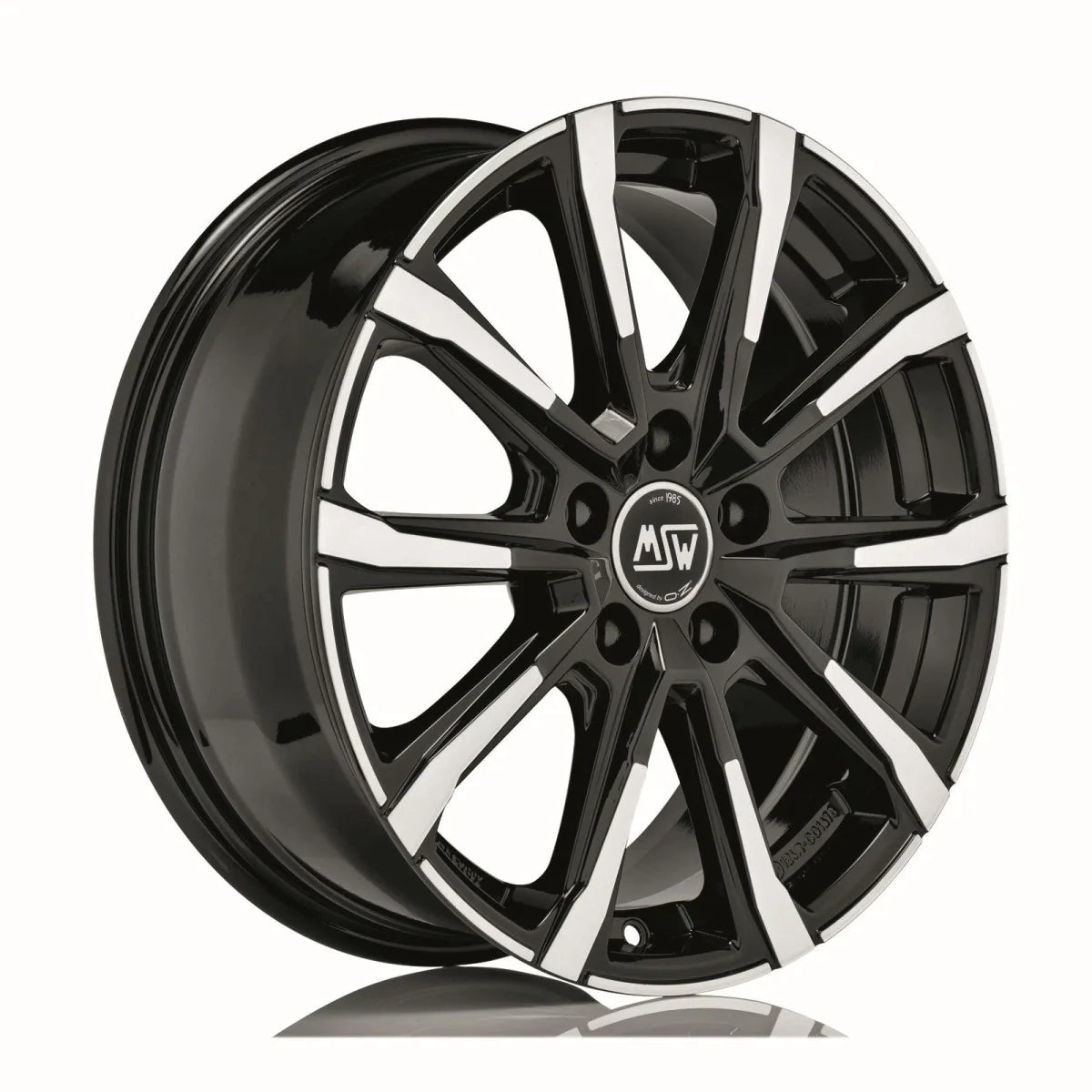 Alu kola MSW 79 7x17 5x114.3 ET48 Gloss Black Full Polished | Wheelsup.cz