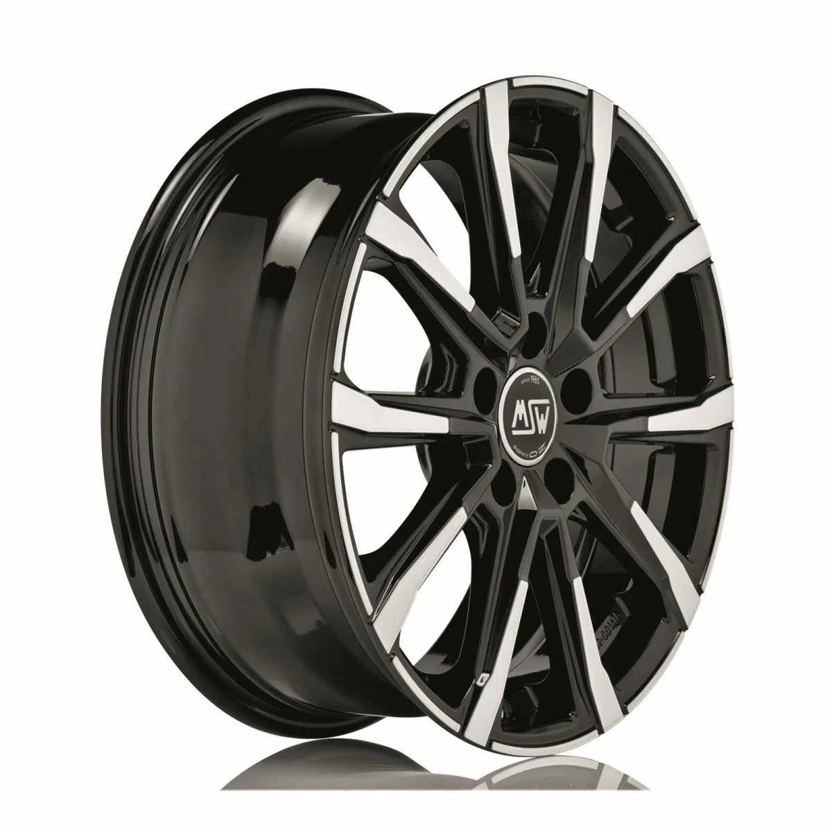 Alu kola MSW 79 7x17 5x114.3 ET48 Gloss Black Full Polished | Wheelsup.cz