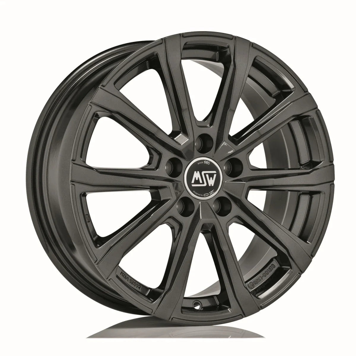 Alu kola MSW 79 7.5x18 5x112 ET25 Gloss Dark Grey | Wheelsup.cz