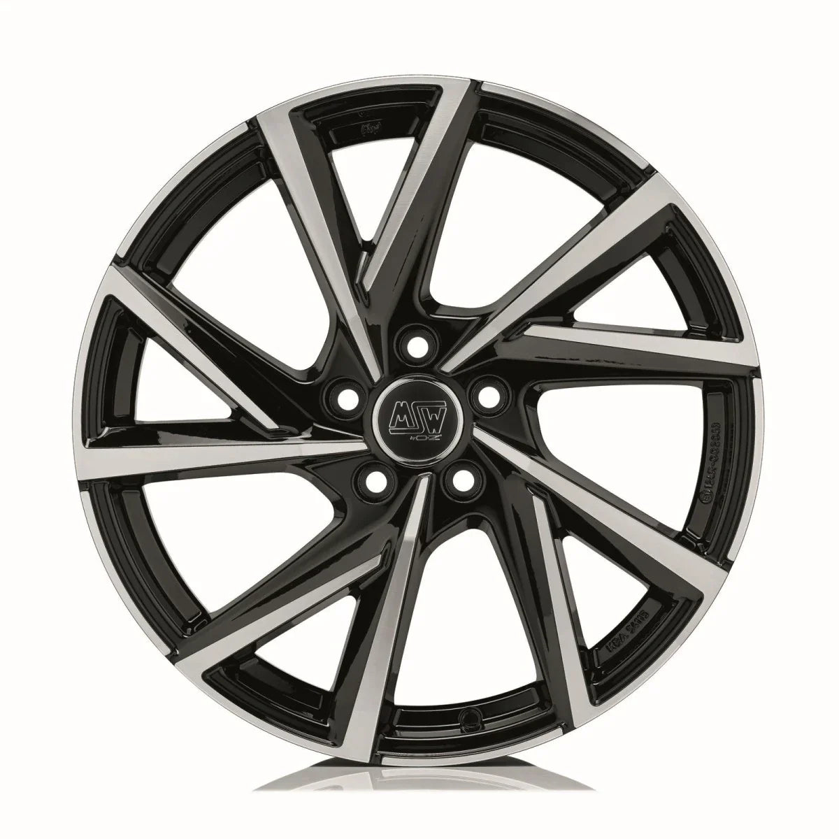 Alu disky MSW 80-5 7.5x18 5x112 ET40 57.1 Čierna