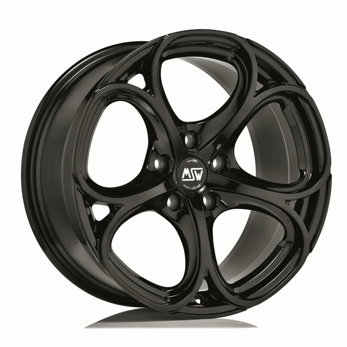 Alu kola MSW 82 8x18 5x110 ET30 Gloss Black | Wheelsup.cz
