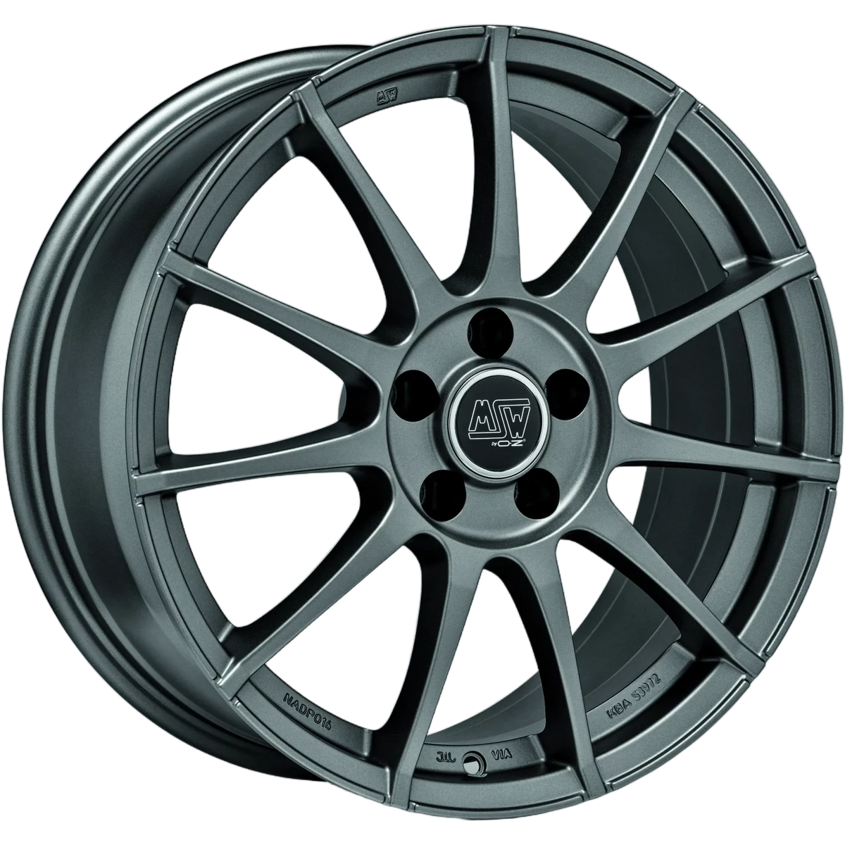 Alu kola MSW 85 5.5x14 4x100 ET35 63.4 šedá
