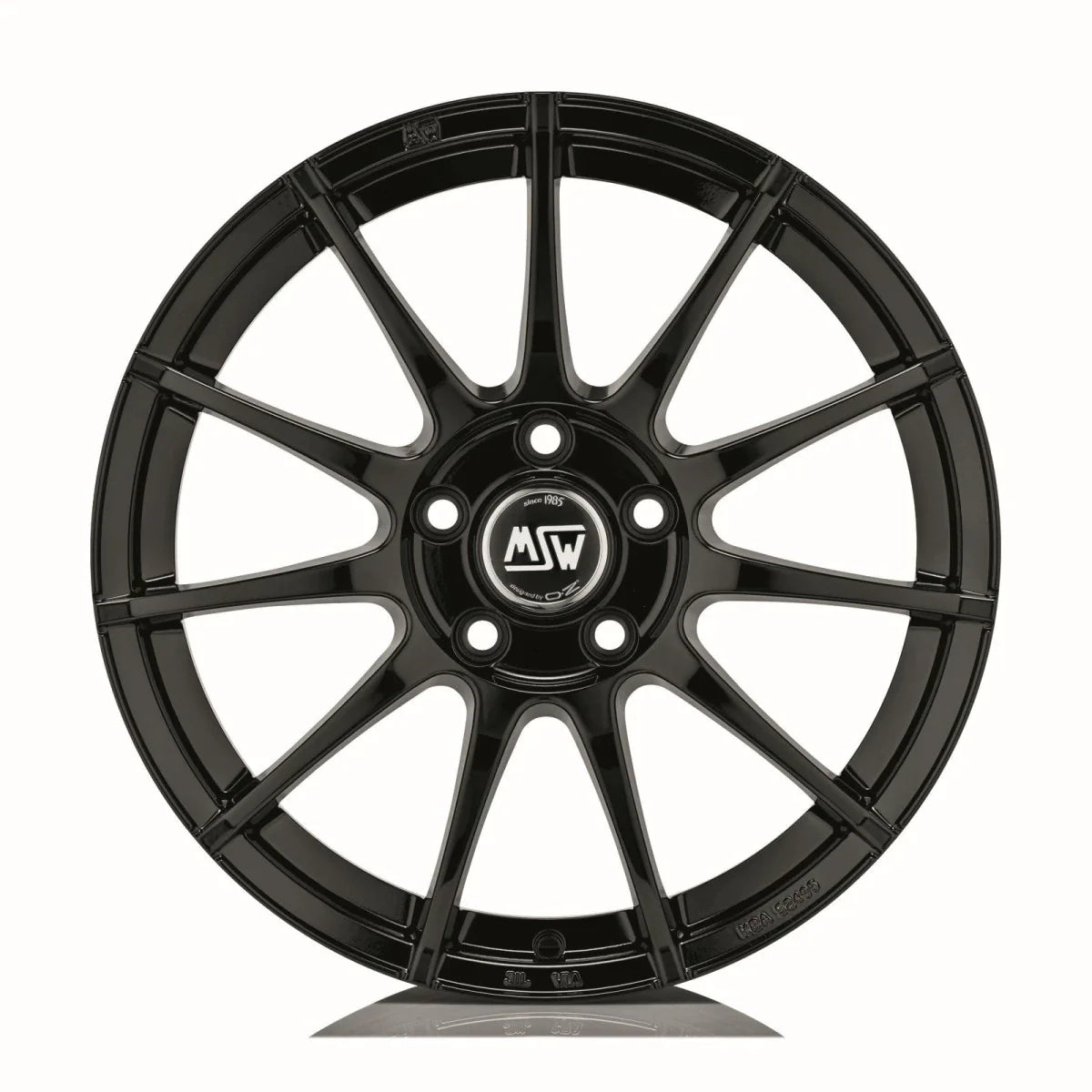 Alu kola MSW 85 7x17 4x100 ET37 Gloss Black | Wheelsup.cz