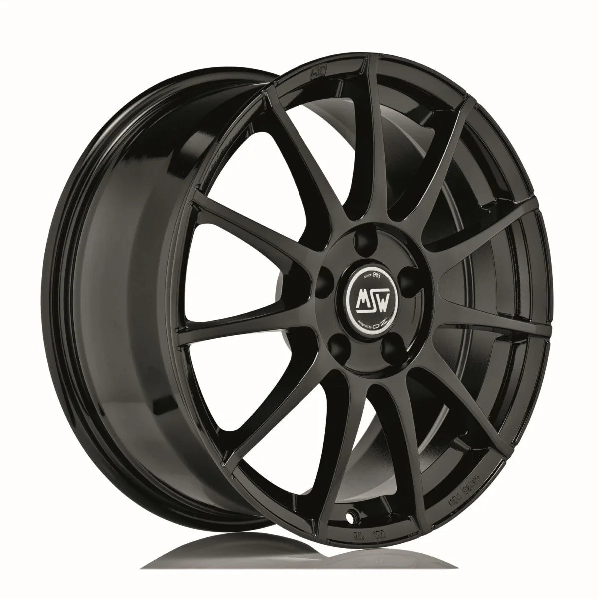 Alu kola MSW 85 7x17 4x108 ET32 Gloss Black | Wheelsup.cz