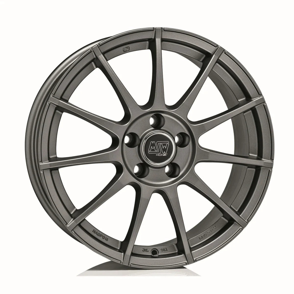 Alu kola MSW 85 7x17 5x100 ET35 Matt Graphite | Wheelsup.cz