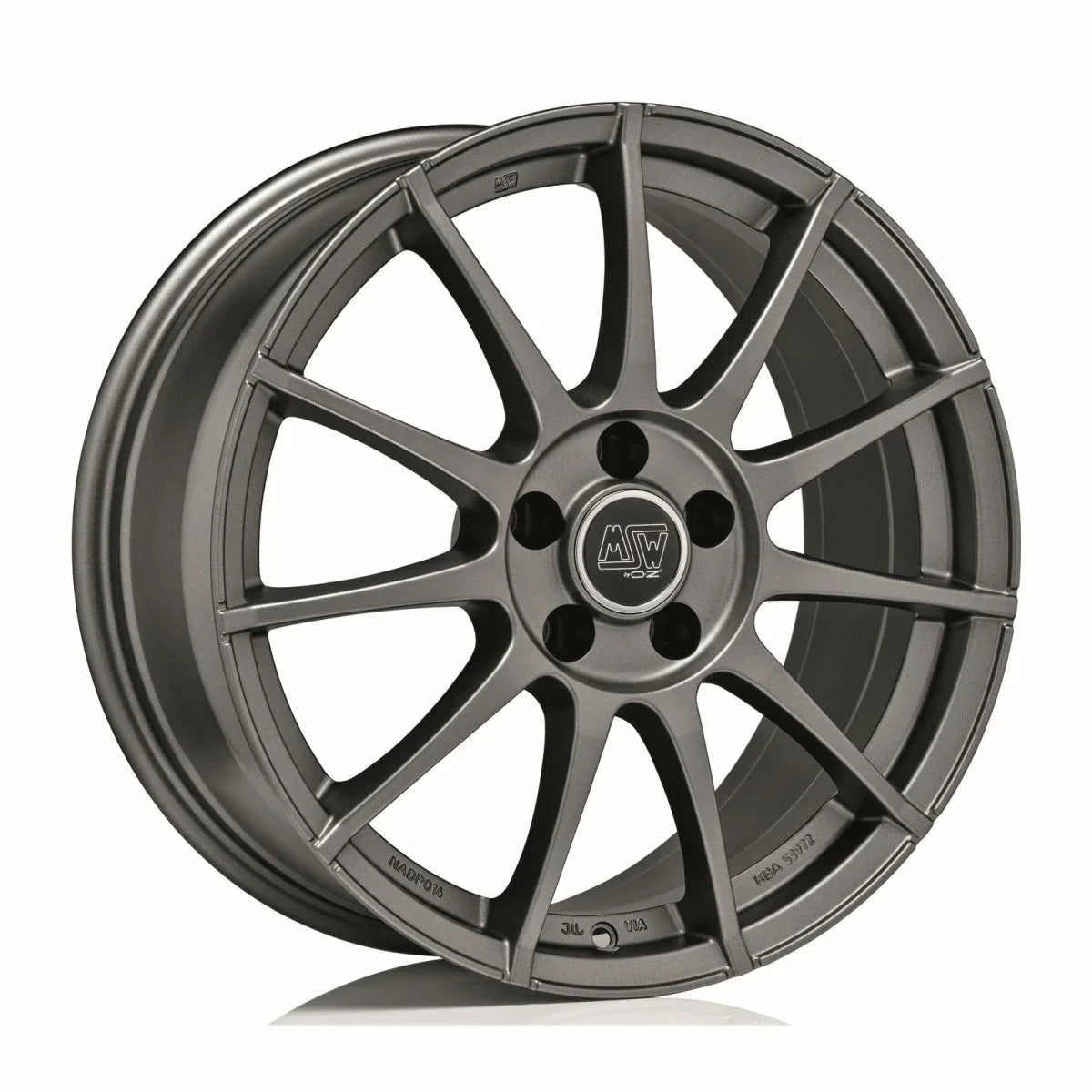 Alu disky MSW 85 7x17 4x98 ET35 58.1 Sivá