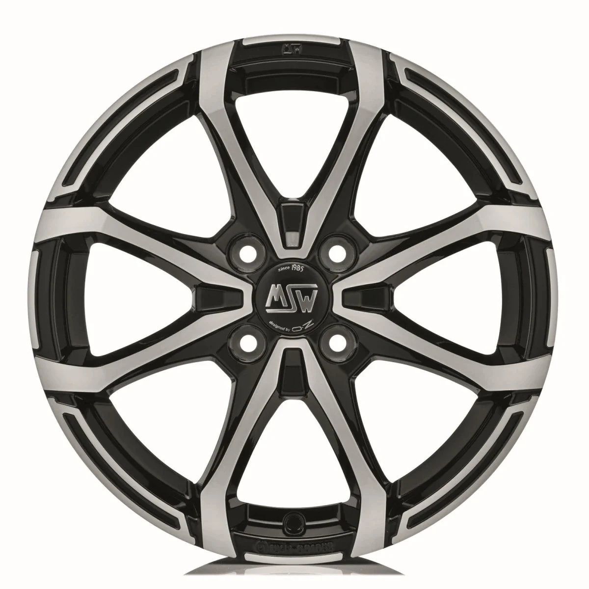 Alu kola MSW X4 7x16 4x108 ET37 63,4 černá | Wheelsup.cz