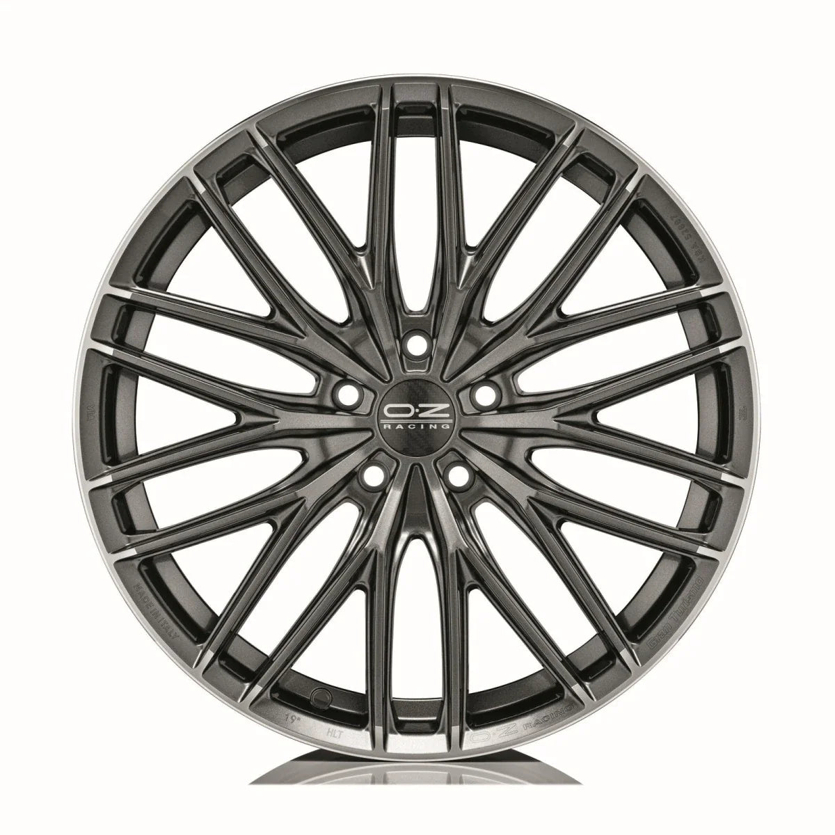 Alu kola OZ GRAN TURISMO HLT 10x20 5x112 ET43 Star Graphite Diamond Lip | Wheelsup.cz