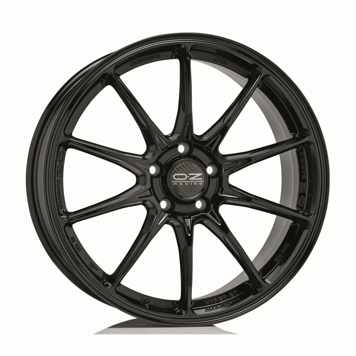 Alu kola OZ HYPER GT HLT 8x18 5x108 ET45 Gloss Black | Wheelsup.cz