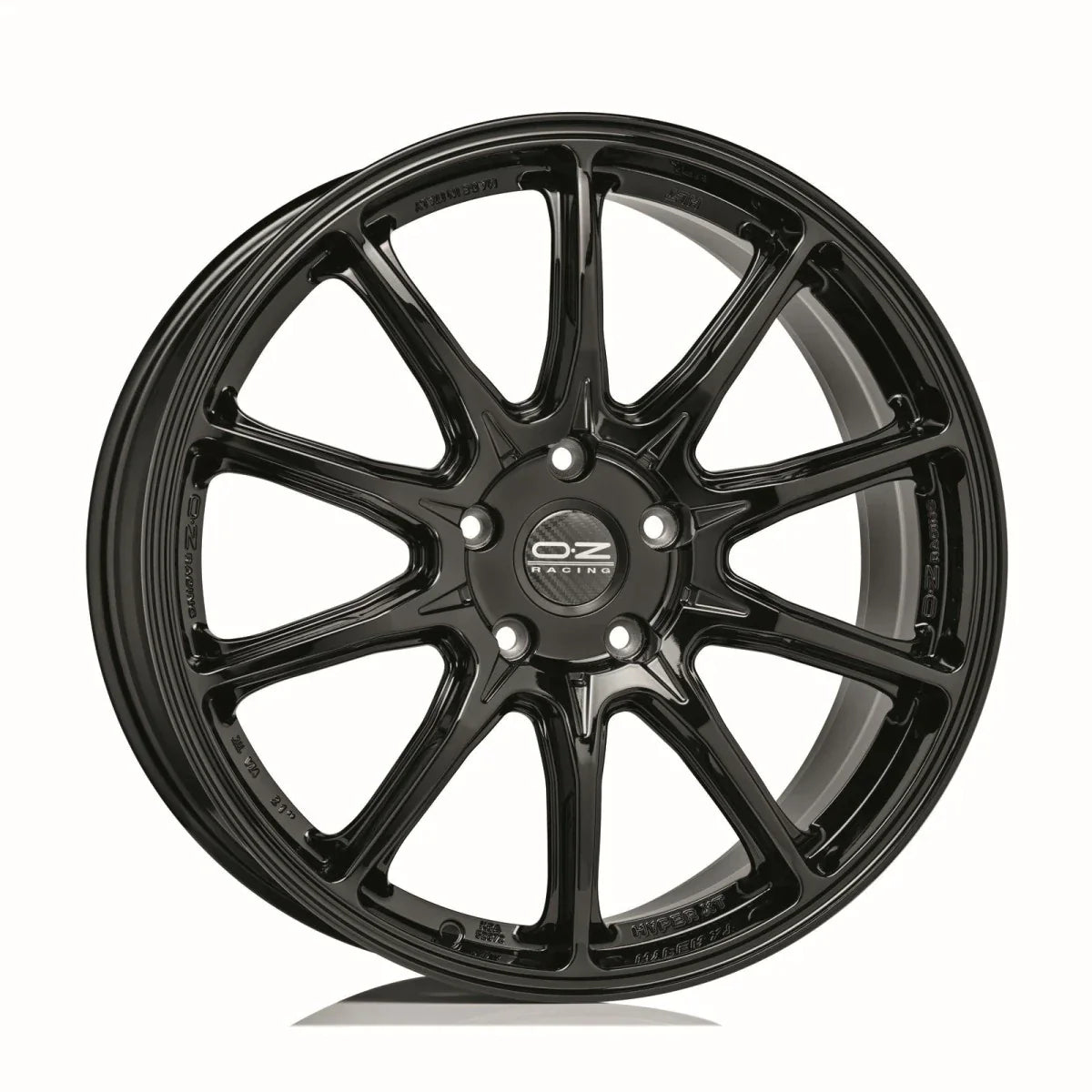 Alu kola OZ HYPER XT HLT 9x20 5x108 ET35 Gloss Black | Wheelsup.cz