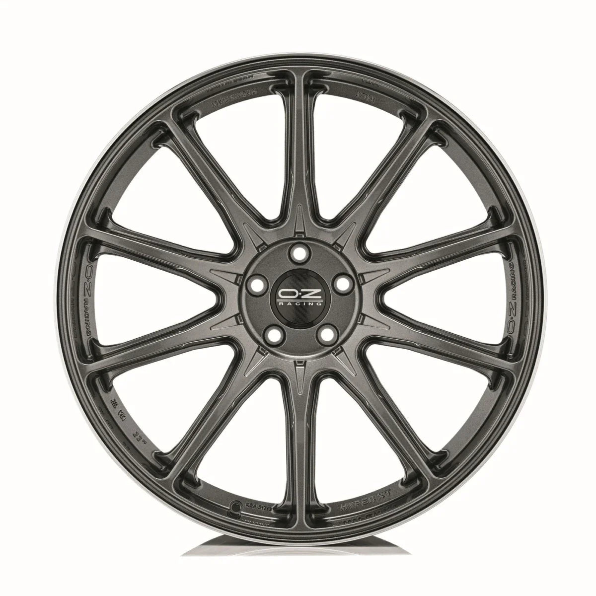 Alu kola OZ HYPER XT HLT 11x20 5x120 ET37 Star Graphite Diamond Lip | Wheelsup.cz