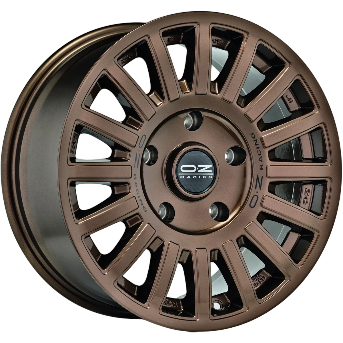 Alu kola OZ RALLY RAID 8x17 6x120 ET35 Gloss Bronze Black Lettering