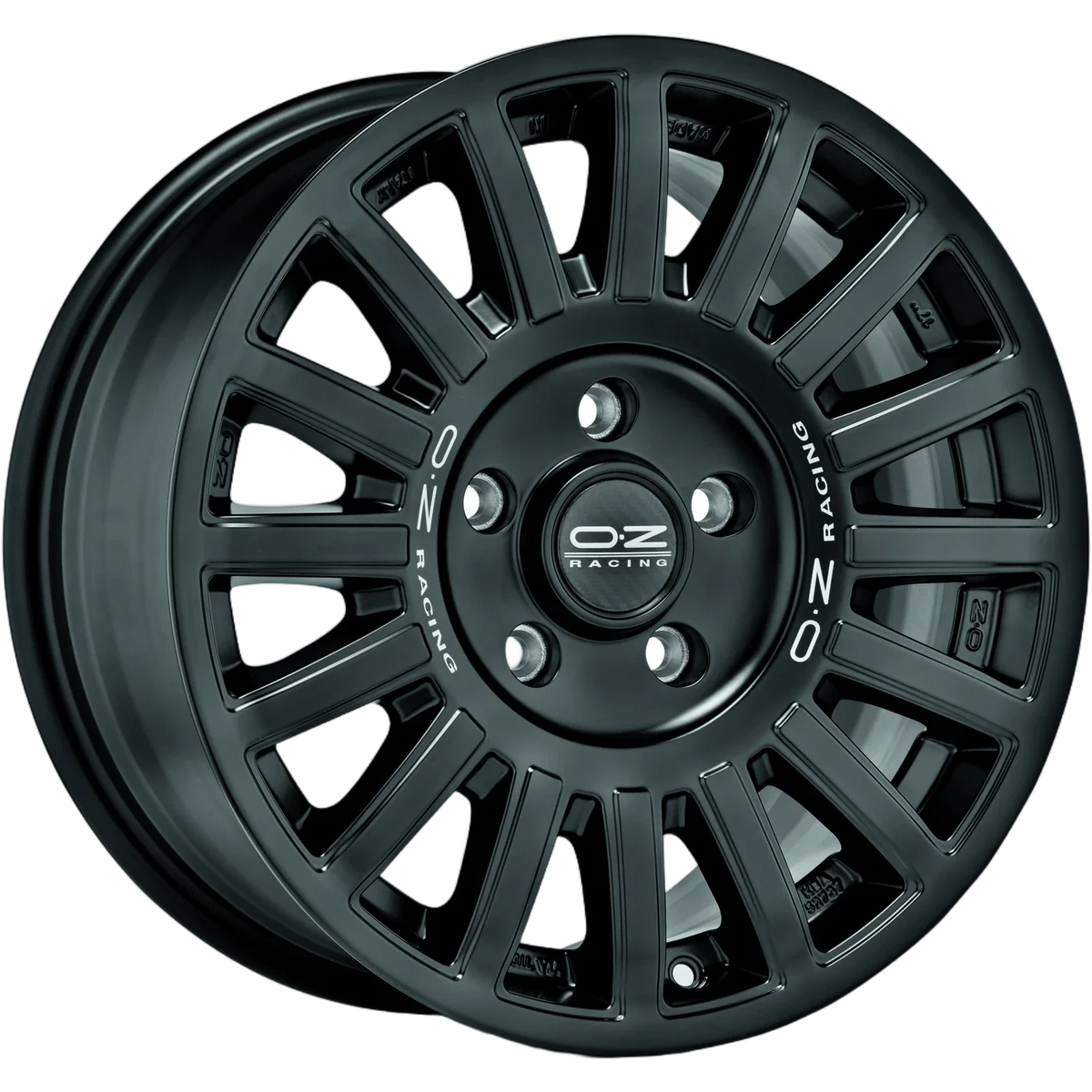 Alu kola OZ RALLY RAID 8x17 6x130 ET37 Matt Black Silver Lettering