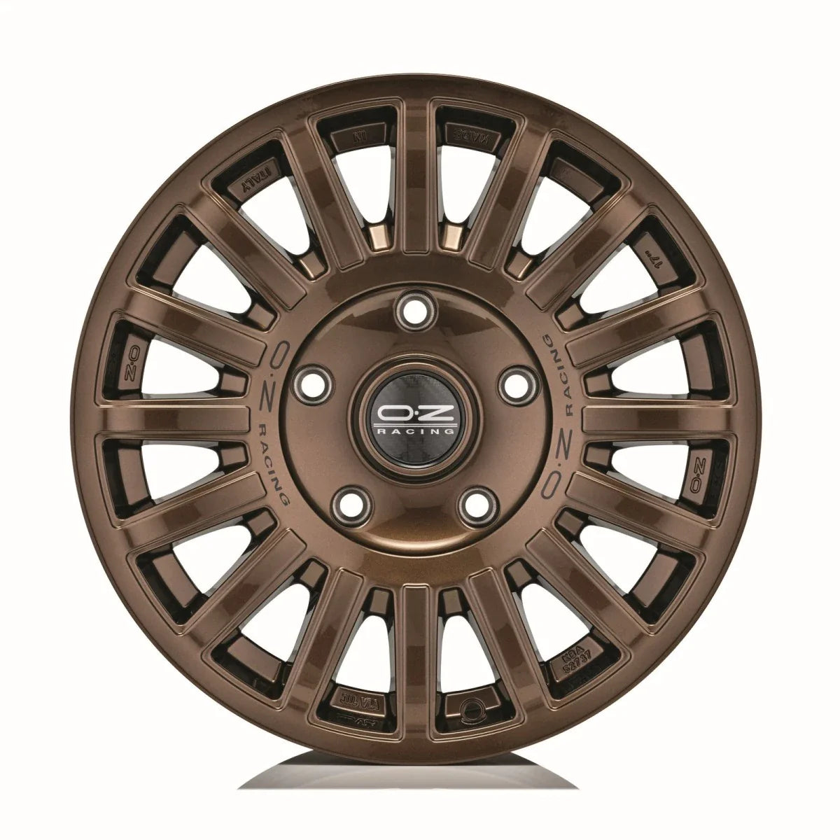 Alu kola OZ RALLY RAID 8x17 6x139.7 ET25 Gloss Bronze Black Lettering | Wheelsup.cz