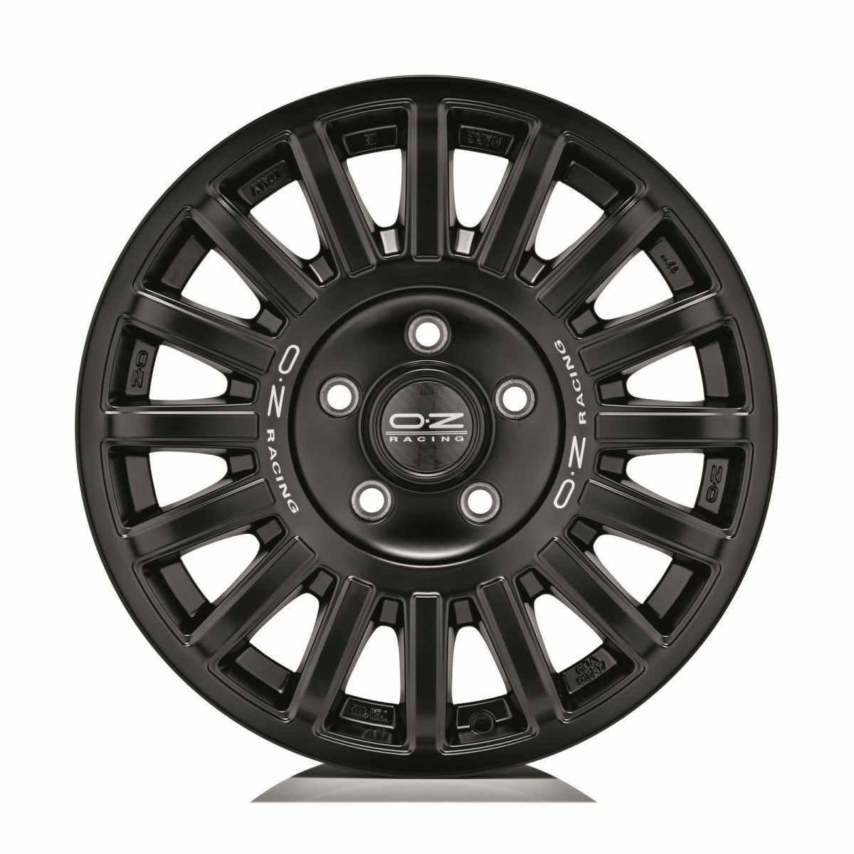 Alu kola OZ RALLY DESERT 8x18 6x139.7 ET41 Matt Black Silver Let. Diamond Lip | Wheelsup.cz