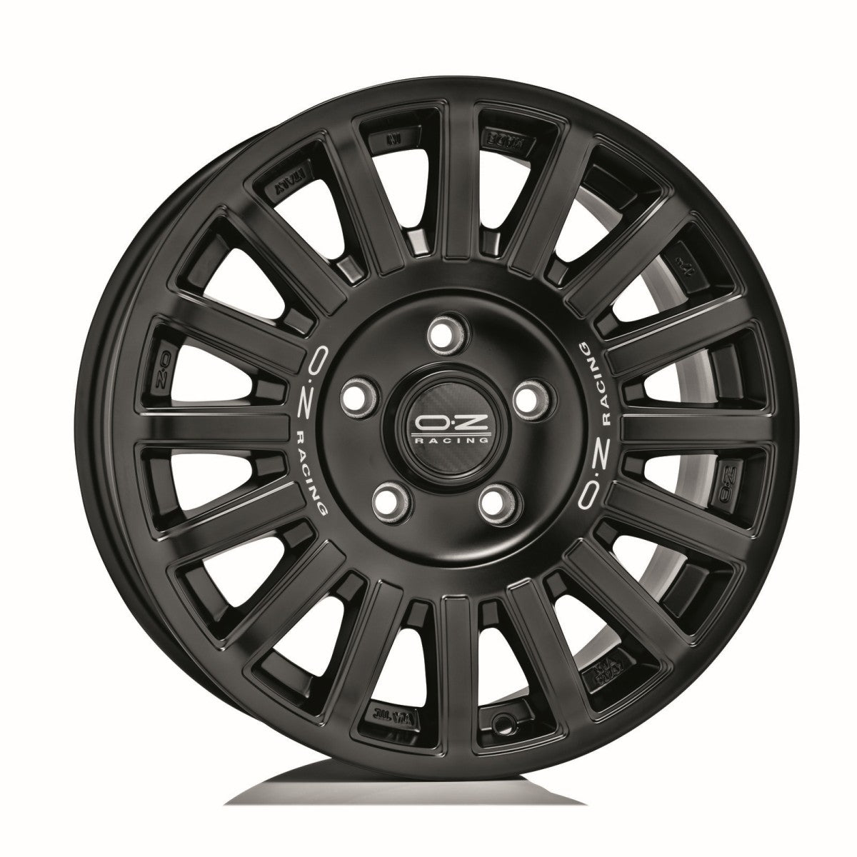 Alu kola OZ RALLY DESERT 8x18 5x112 ET45 Matt Black Silver Let. Diamond Lip | Wheelsup.cz
