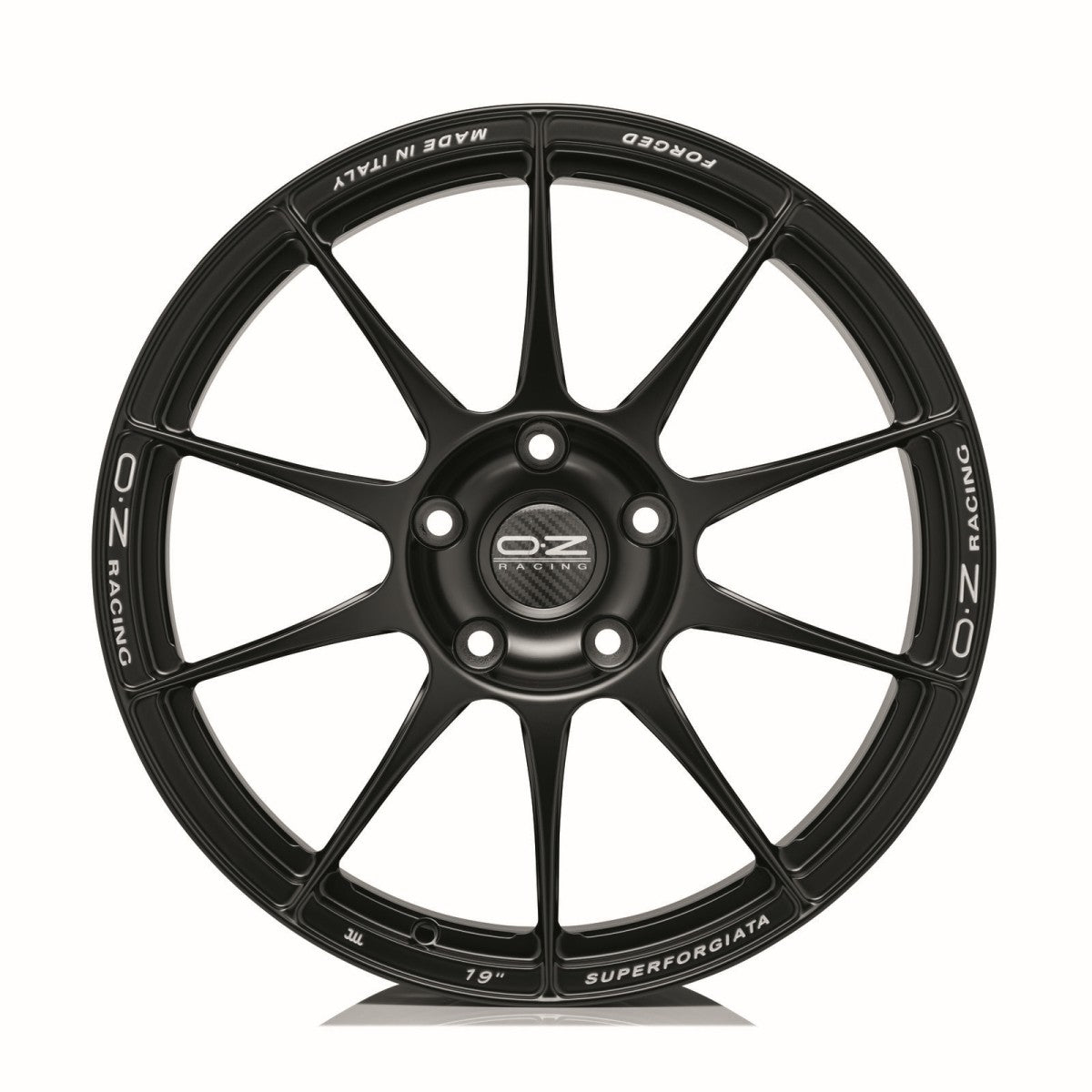 Alu kola OZ SUPERFORGIATA 11.5x21 5x130 ET67 Matt Black Con Scritte Di Fresatura | Wheelsup.cz