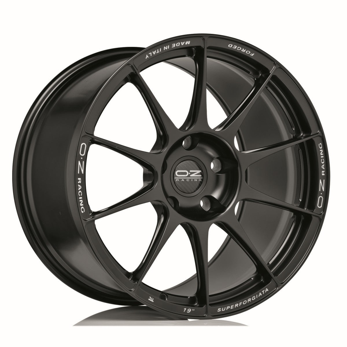 Alu kola OZ SUPERFORGIATA 11.5x21 5x130 ET67 Matt Black Con Scritte Di Fresatura | Wheelsup.cz