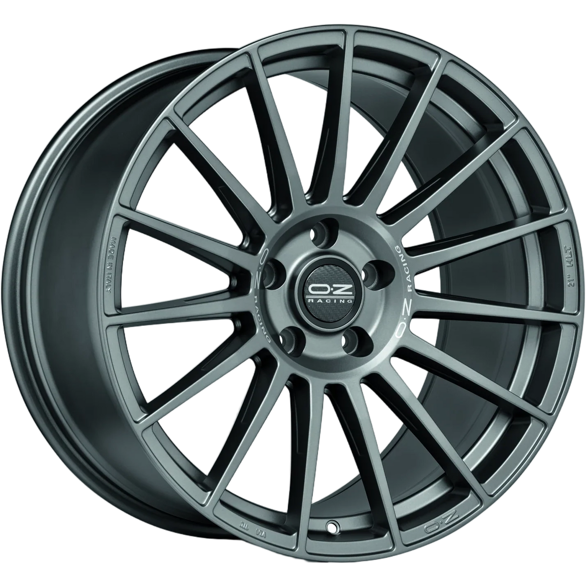 Alu kola OZ SUPERTURISMO DAKAR 8.5x21 5x130 ET27 Matt Graphite Silver Lettering