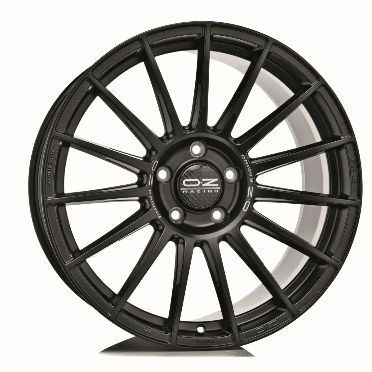 Alu kola OZ SUPERTURISMO LM 8x18 5x108 ET45 Matt Black Silver Lettering | Wheelsup.cz