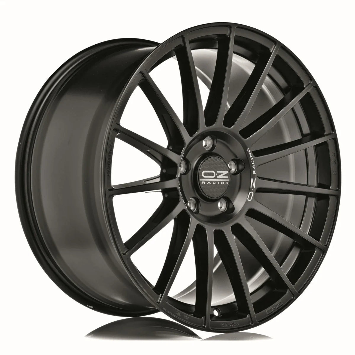Alu kola OZ SUPERTURISMO LM 7.5x17 4x100 ET35 Matt Black Silver Lettering | Wheelsup.cz