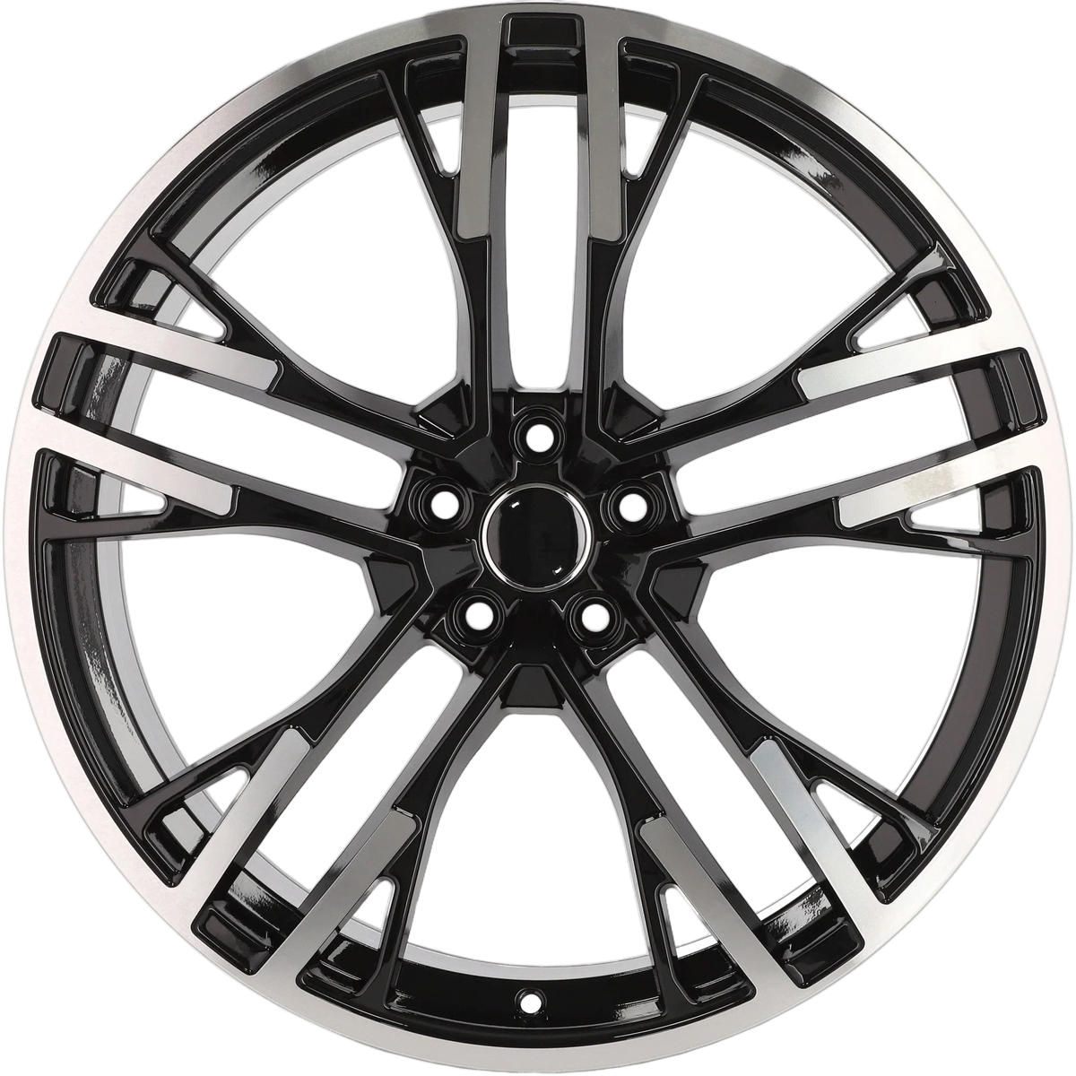 Alu kola pro Audi F726 8.5x19 5x112 ET34 66.6 černá – detail 4