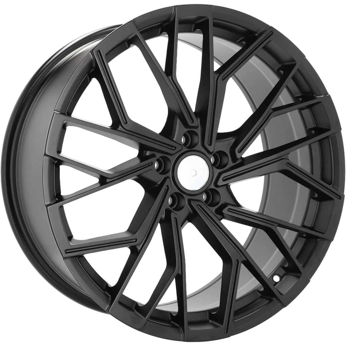 Alu kola pro Audi F760 9x21 5x112 ET31 66.6 Black Half Matt