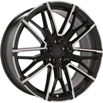 Alu kola pro BMW 3S1284 10.5x21 5x112 ET44 66.6 černá – detail 1