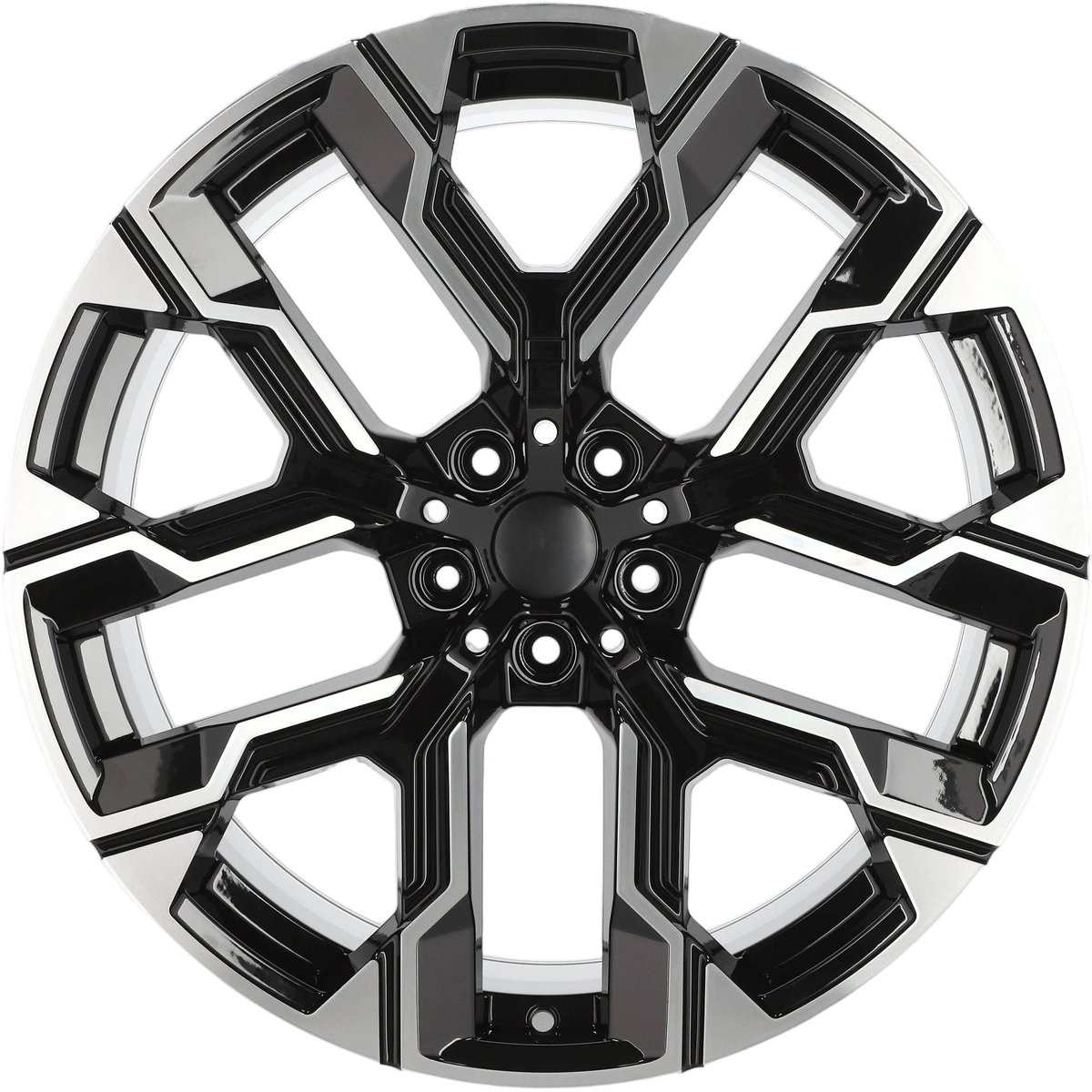 Alu kola pro BMW 3S1318 10.5x20 5x112 ET44 66.6 Black Polished – detail 4