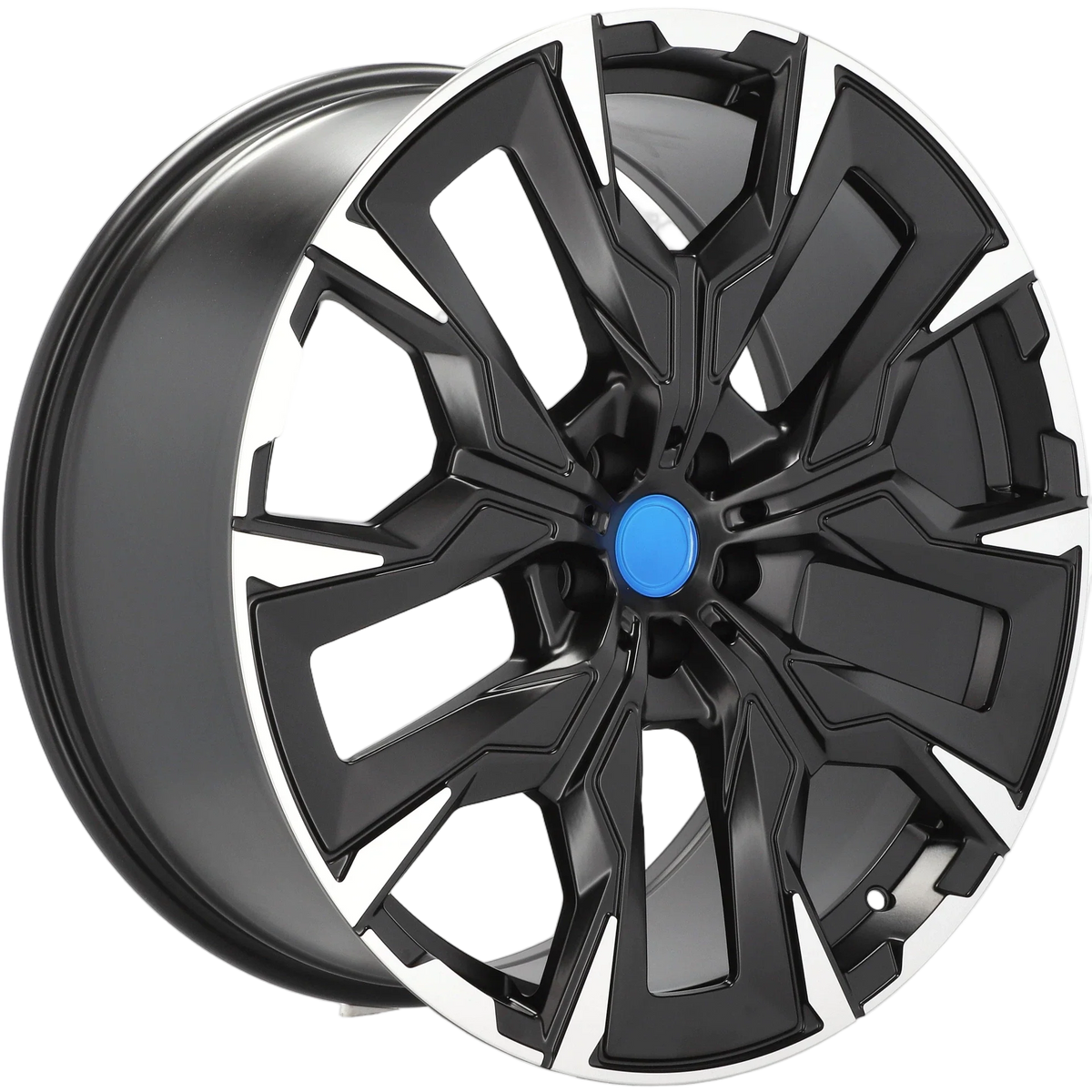 Alu kola pro BMW 3S1349 9x19 5x112 ET44 66.6 Black Polished Half Matt – detail 3