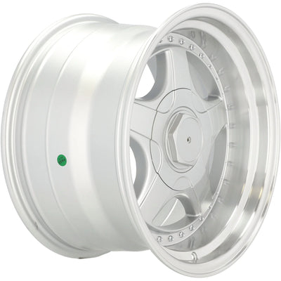Alu kola pro BMW 7813R 10x17 5x120 ET20 74.1 Silver & Polished Lip – detail 3