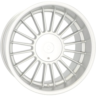 Alu kola pro BMW 8332F 8.5x18 5x112/120 ET13 74.1 stříbrná – detail 1