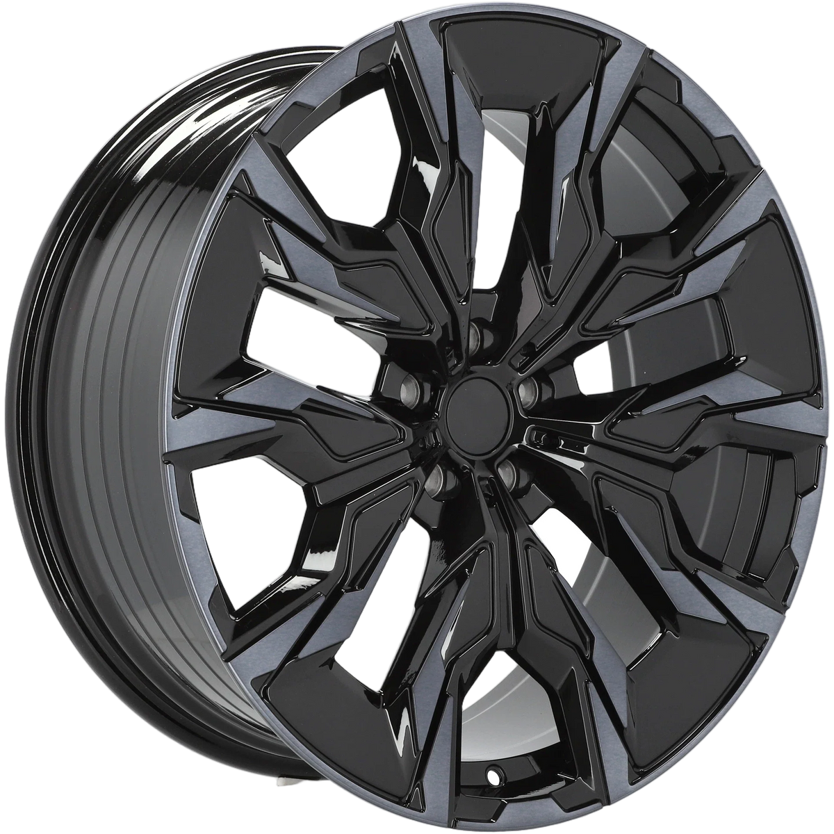 Alu kola pro BMW A5915 10x21 5x112 ET46 66.6 Black & Tinted Face – detail 4