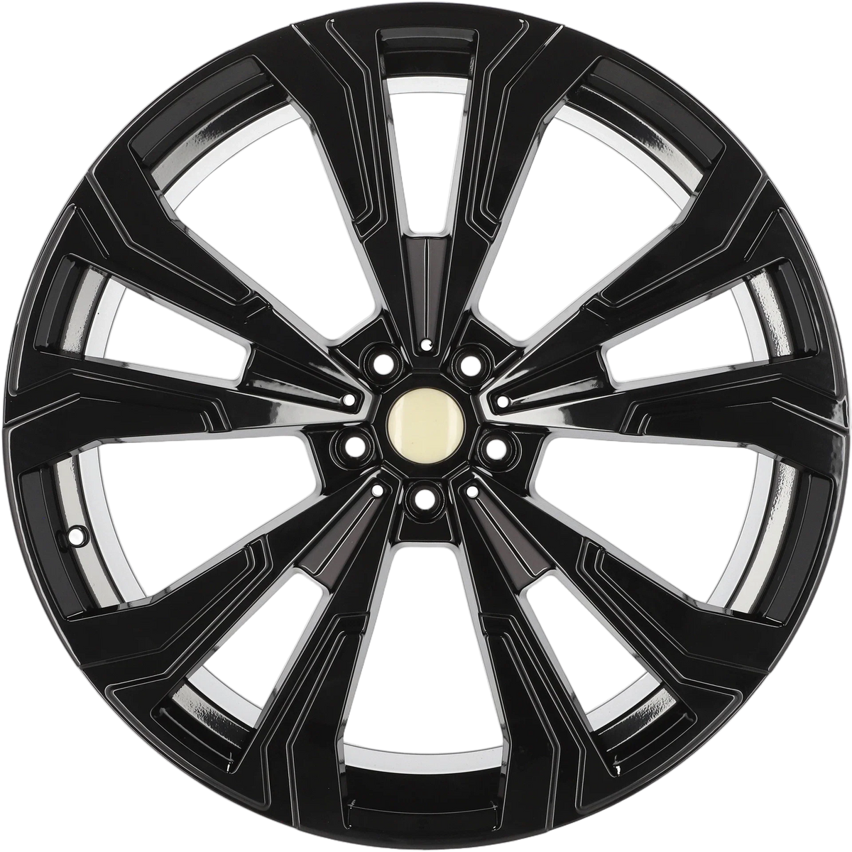 Alu kola pro BMW FBX307 10.5x22 5x112 ET43 66.6 Black – detail 4