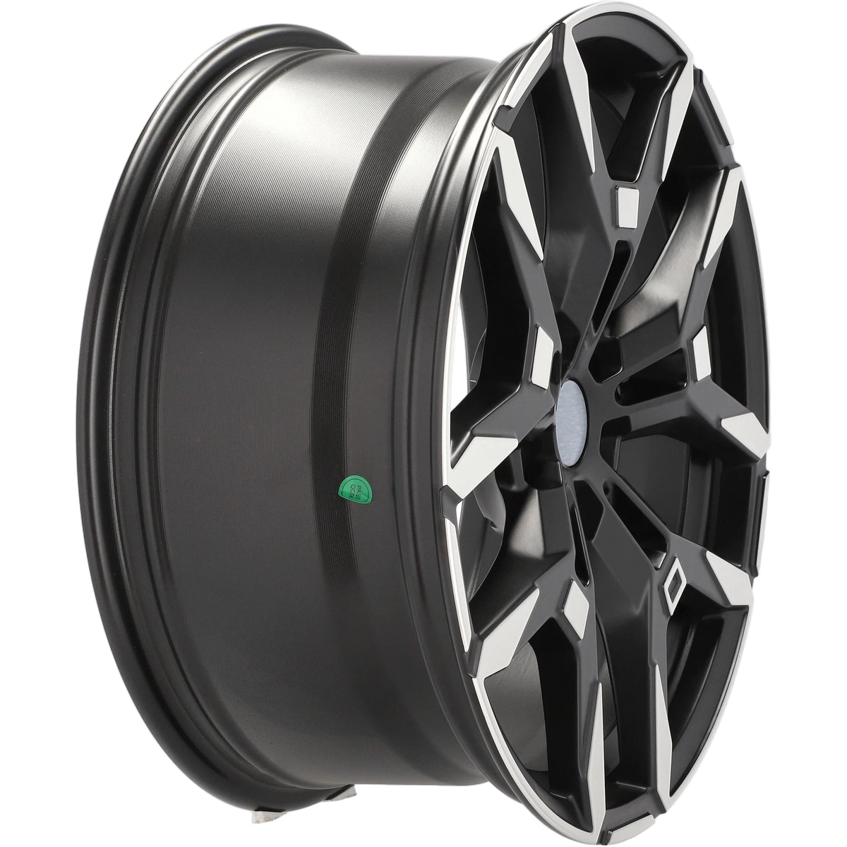 Alu kola pro BMW H3456F 8x19 5x112 ET27 66.6 Black Polished Half Matt – detail 1