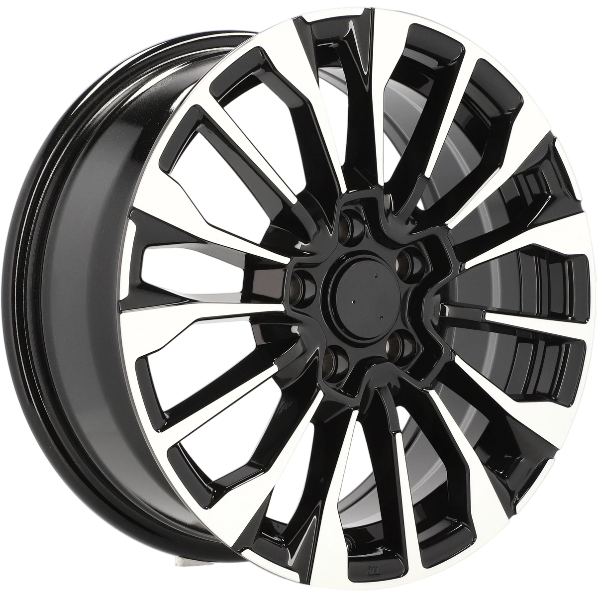 Alu kola pro Fiat B1370 6.5x16 5x110 ET40 65.1 Black Polished – detail 3