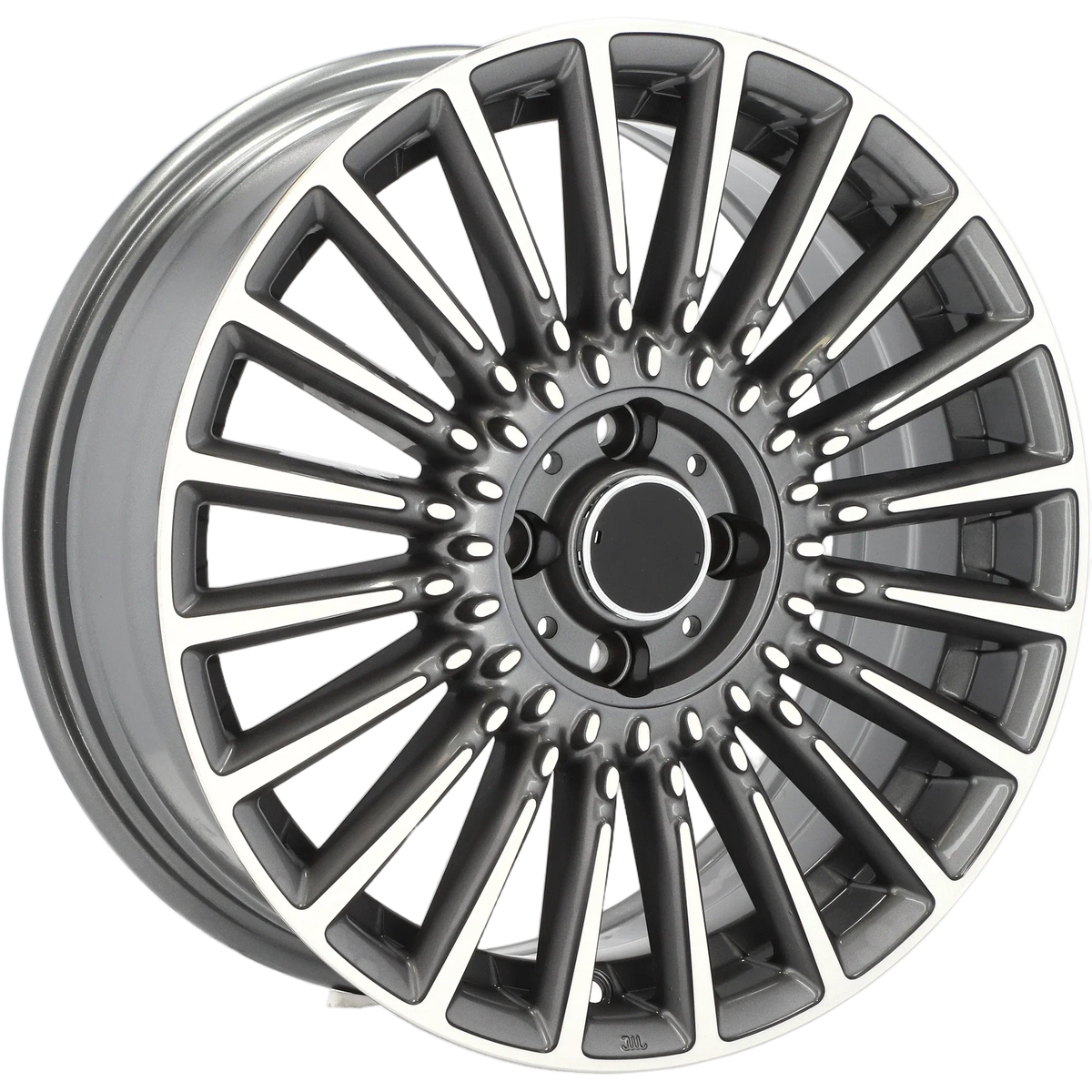 Alu kola pro Fiat Y1210 6.5x16 4x98 ET35 58.1 Grey Polished