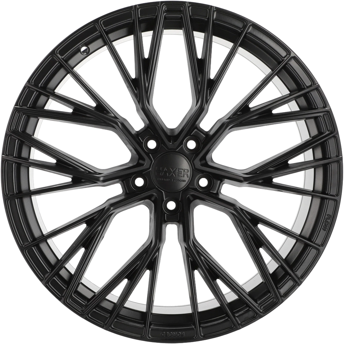 Alu kola pro HAXER HX024F 9x20 5x112 ET30 66.6 Black Half Matt – detail 4