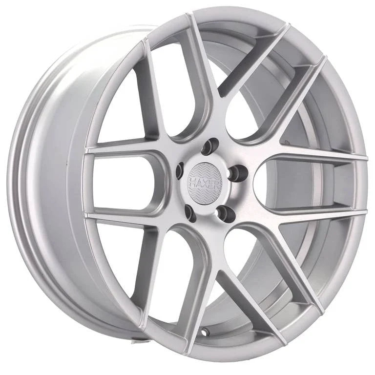 Alu kola pro HAXER SSA03 9x20 5x120 ET30 72.6 Polished Silver Half Matt – detail 1