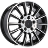 Alu disky pre Mercedes B1048 10x22 5x112 ET46 66.6 Čierna
