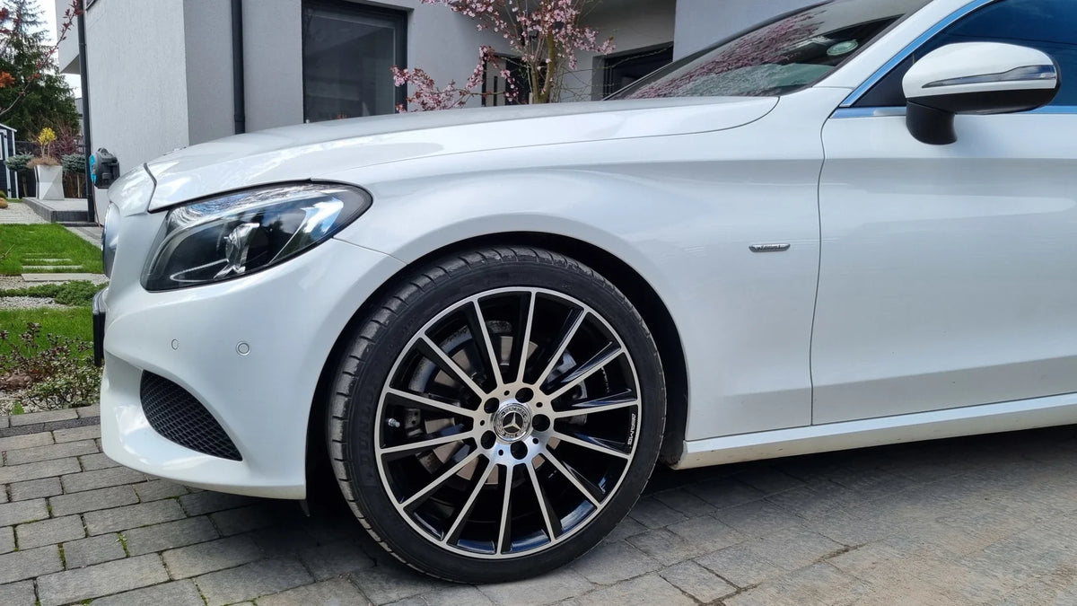 Alu kola pro Mercedes B1048 9.5x18 5x112 ET43 66.6 černá – na voze 6