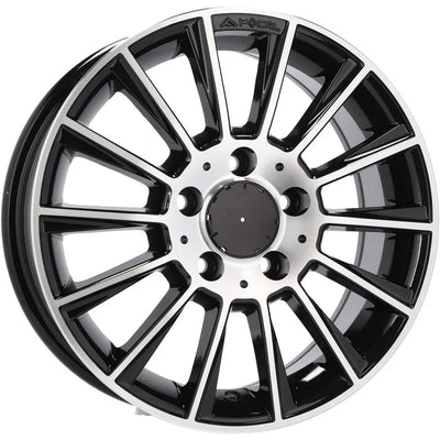 Alu kola pro Mercedes B1048 9.5x18 5x112 ET43 66.6 černá – detail 2