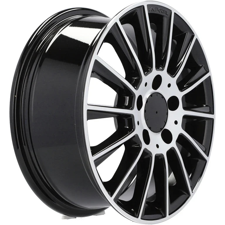 Alu kola pro Mercedes B1048 9.5x18 5x112 ET43 66.6 černá – detail 3