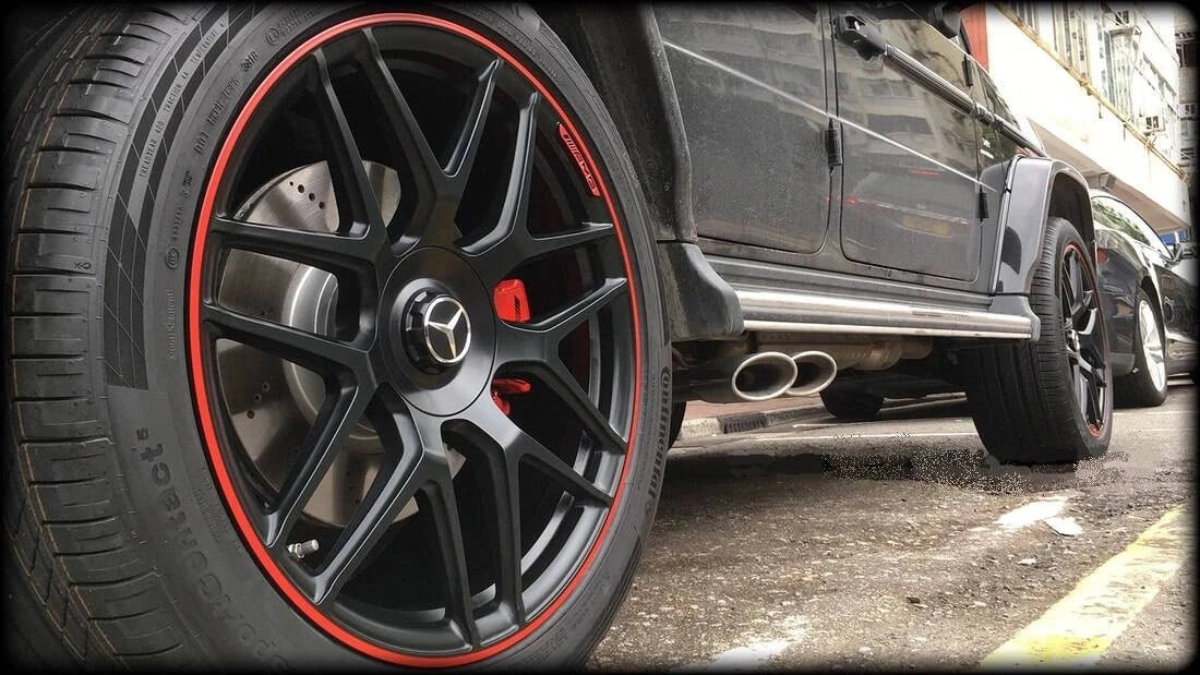 Alu kola pro Mercedes B1268 7.5x17 5x112 ET40 66.6 černá – na voze 2